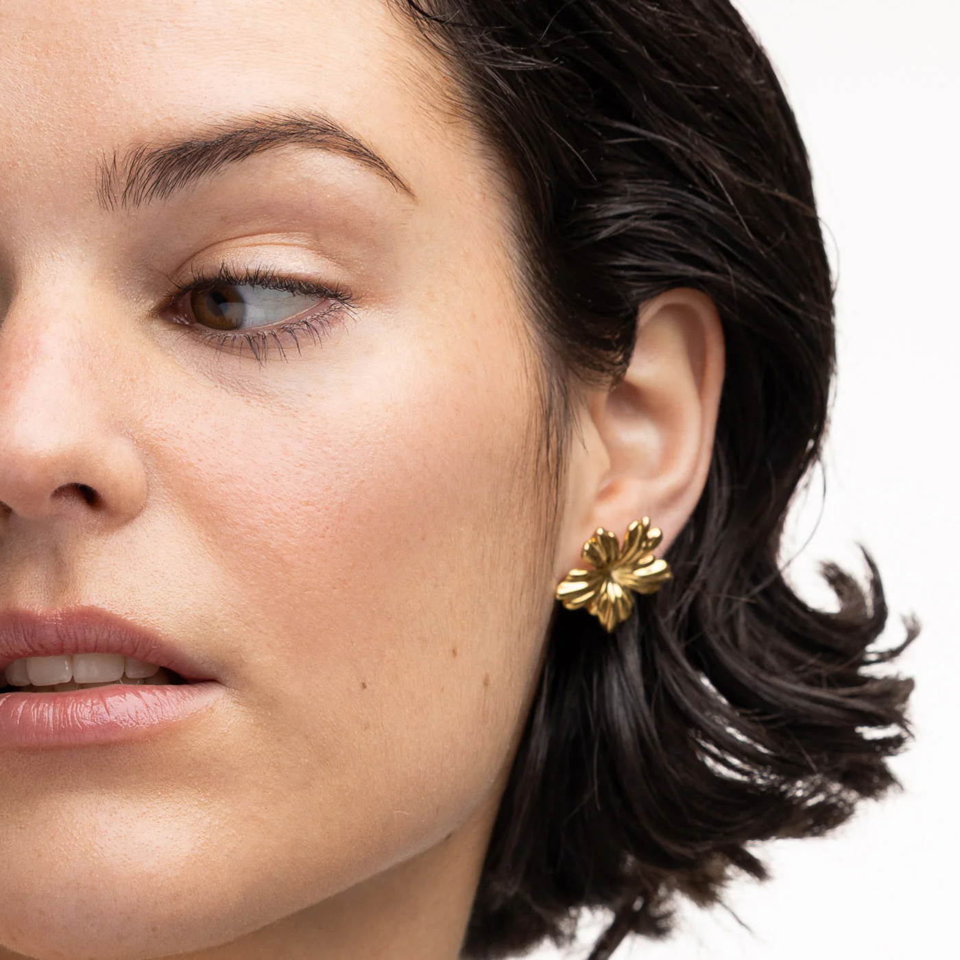 Mabel - Studs ĂrhĂ€ngen Blomma Rostfritt StĂ„l - Image 4