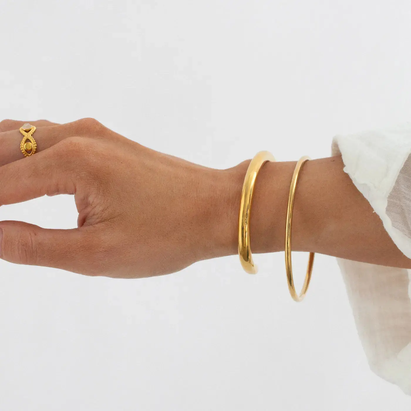 Maeve - Armband Bangle Rostfritt Stål - Image 5