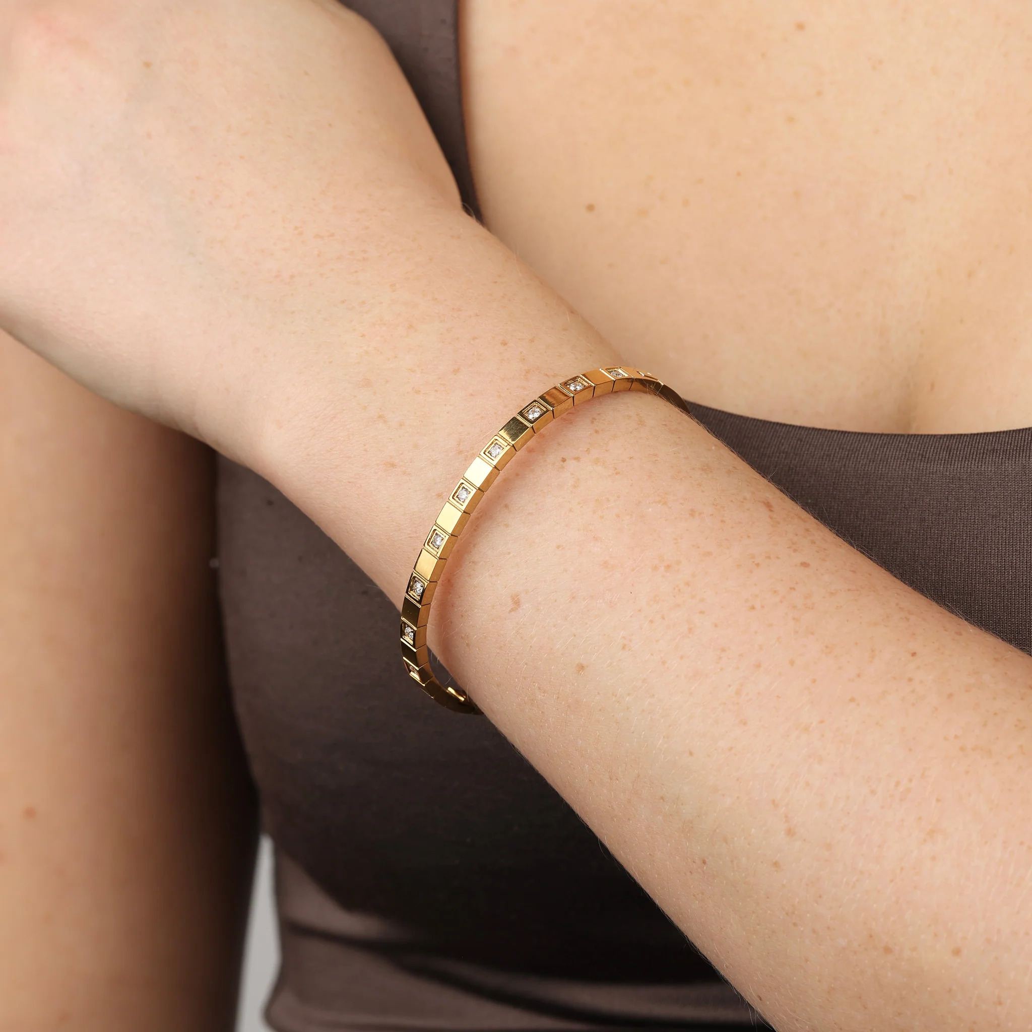 Meg - Bangle Armband Kristall Rostfritt Stål - Image 3