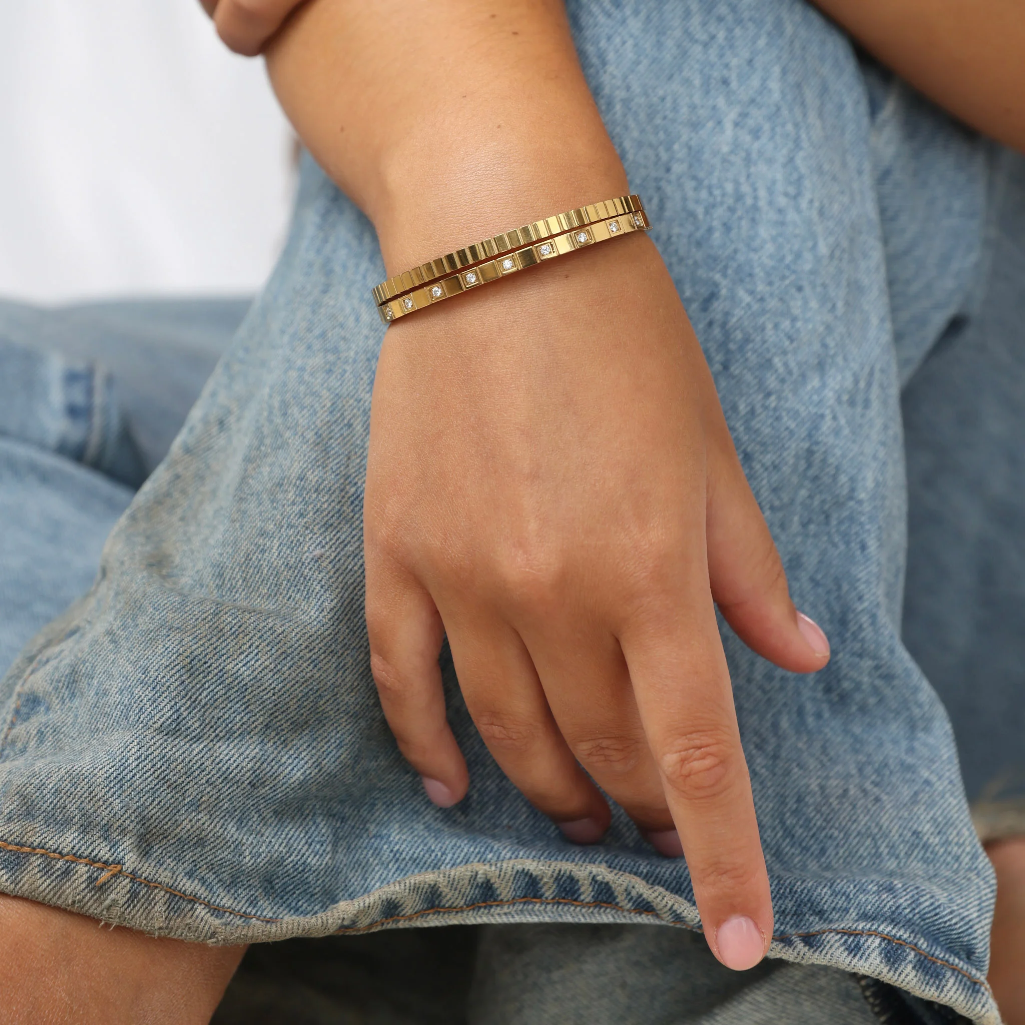 Meja - Bangle Armband Rostfritt Stål - Image 6