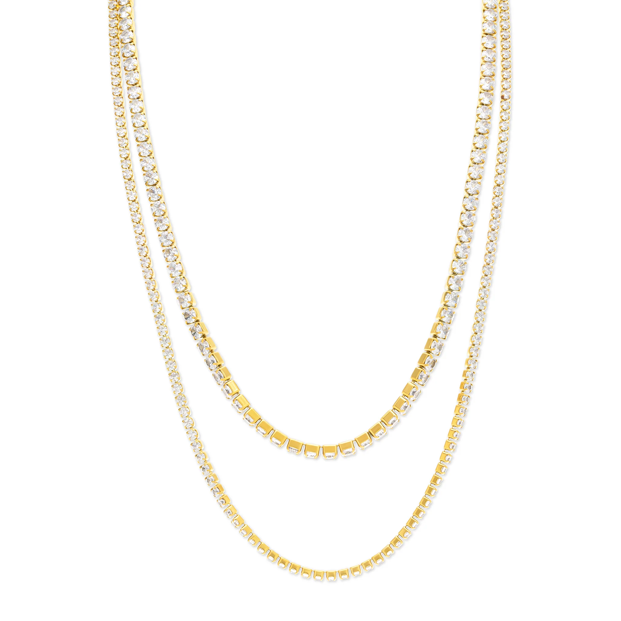 Melina - Halsband Kristall Rostfritt Stål - Image 2