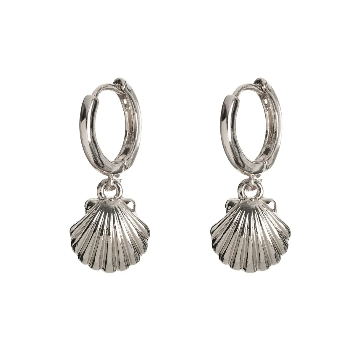Mermaid Shell Hoop örhängen - Image 4