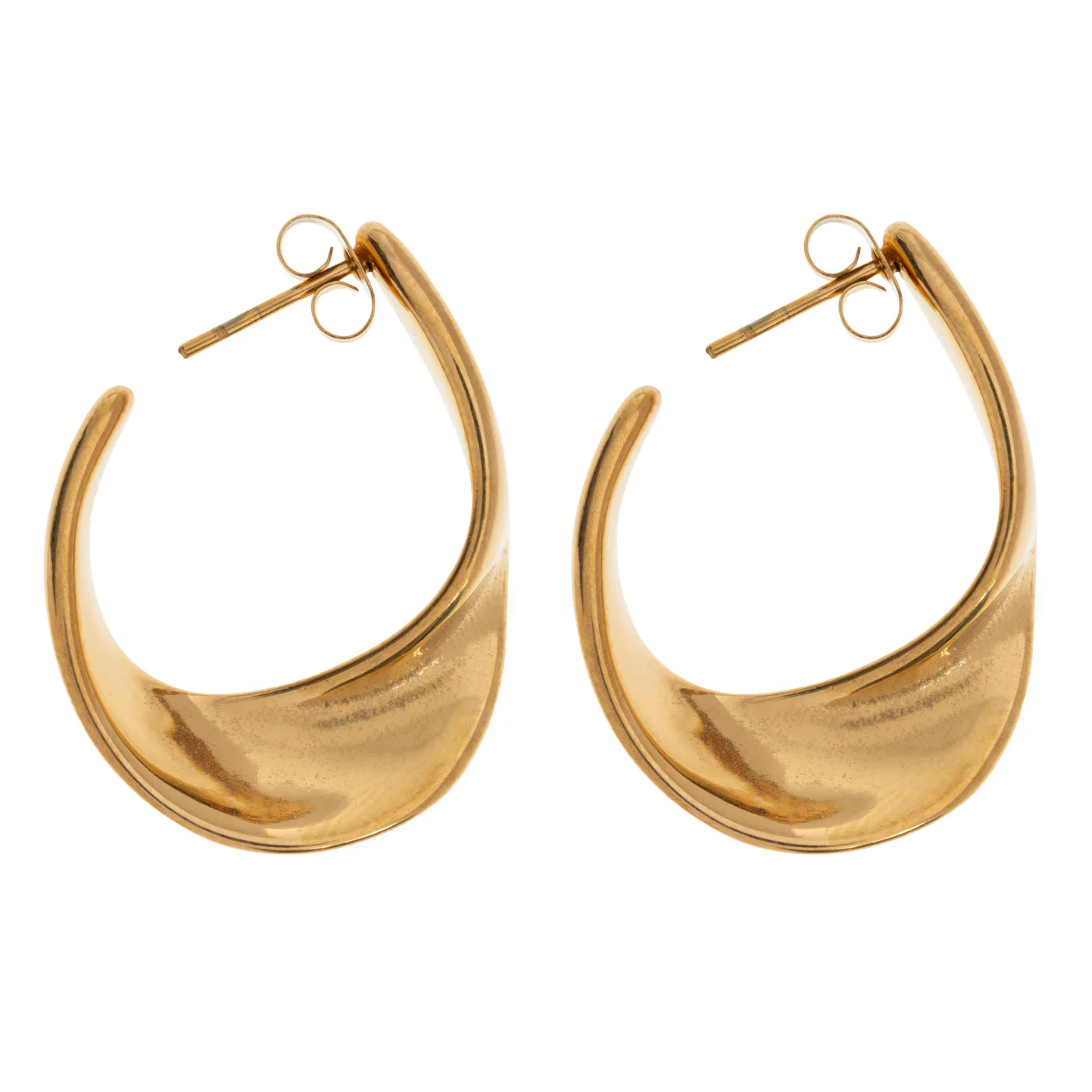 Mia - Statement Vintage Hoop ĂrhĂ€ngen i rostfritt stĂ„l