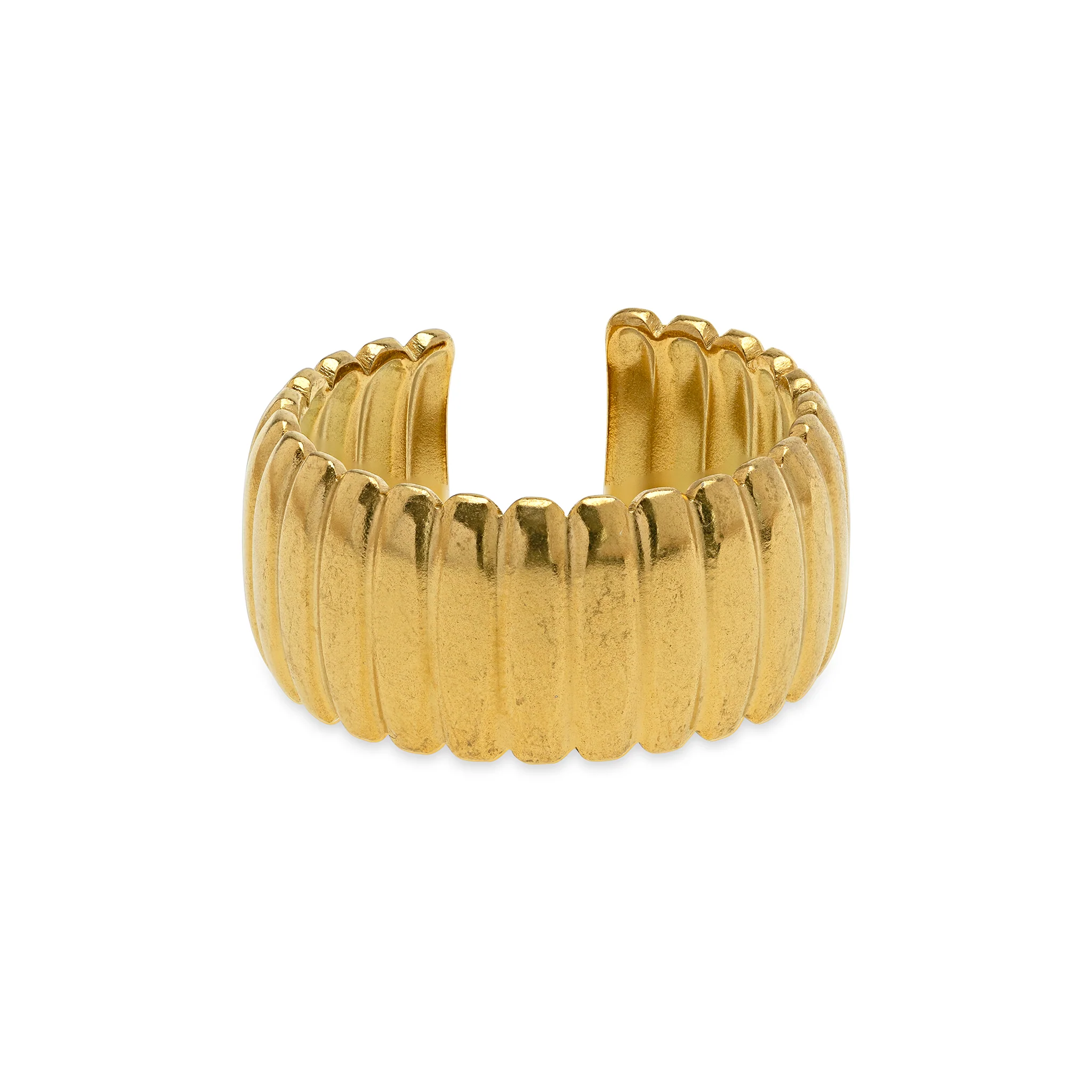 Nova - Ribbad Ring Rostfritt Stål - Image 2