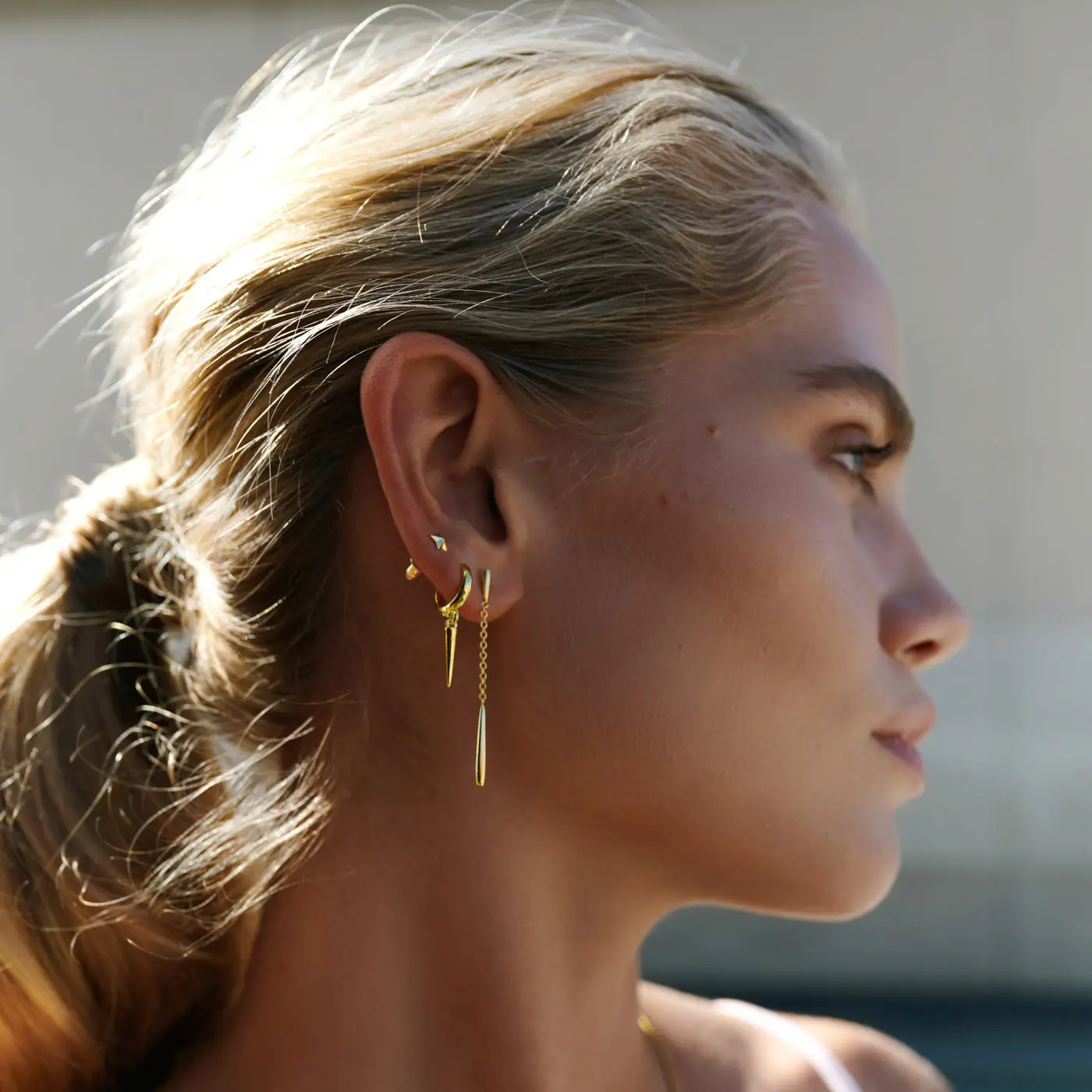 Nyah - Spike Hoop Örhängen - Image 3
