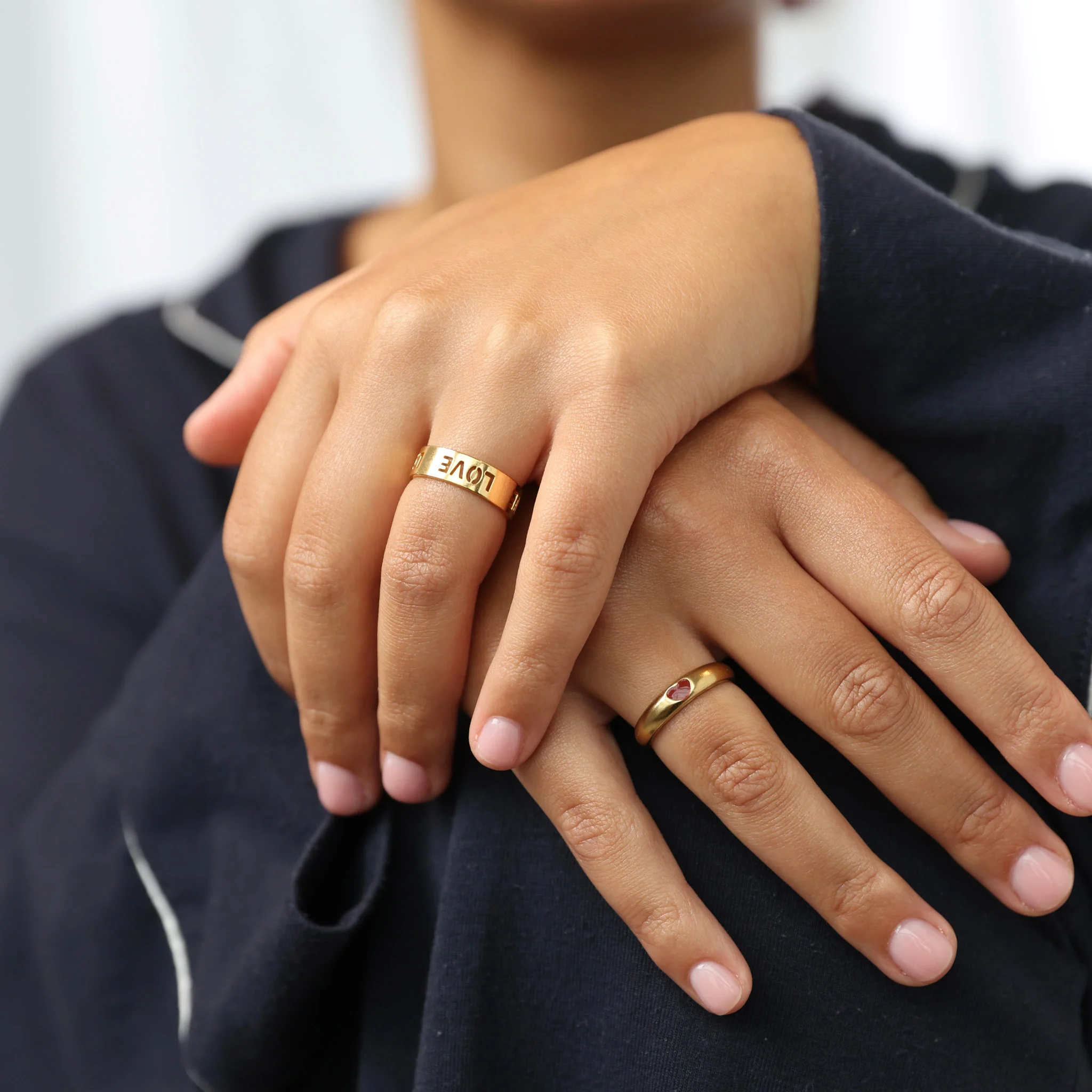 Odette - Ring HjÀrta Rostfritt StÄl - Image 3