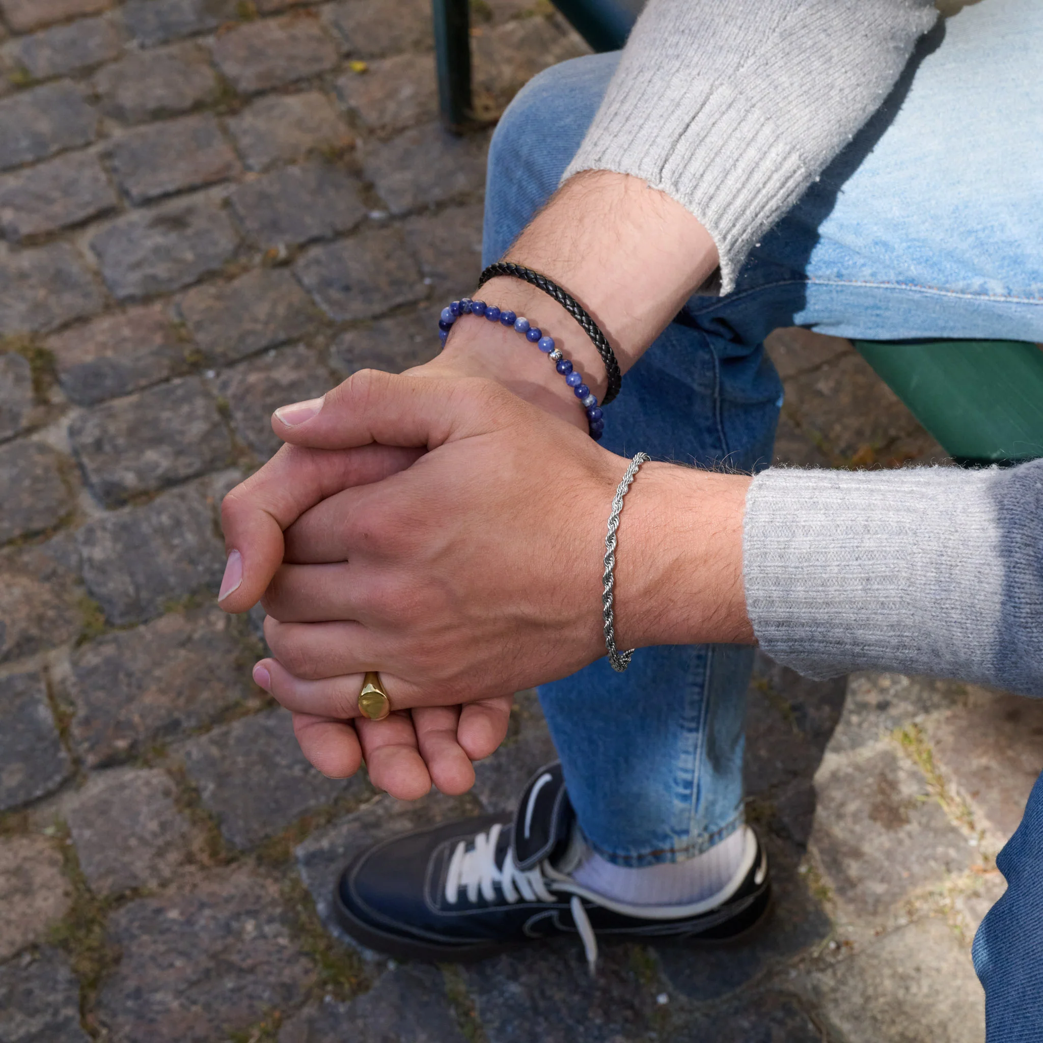 Oliver - Läderarmband Rostfritt Stål - Image 10