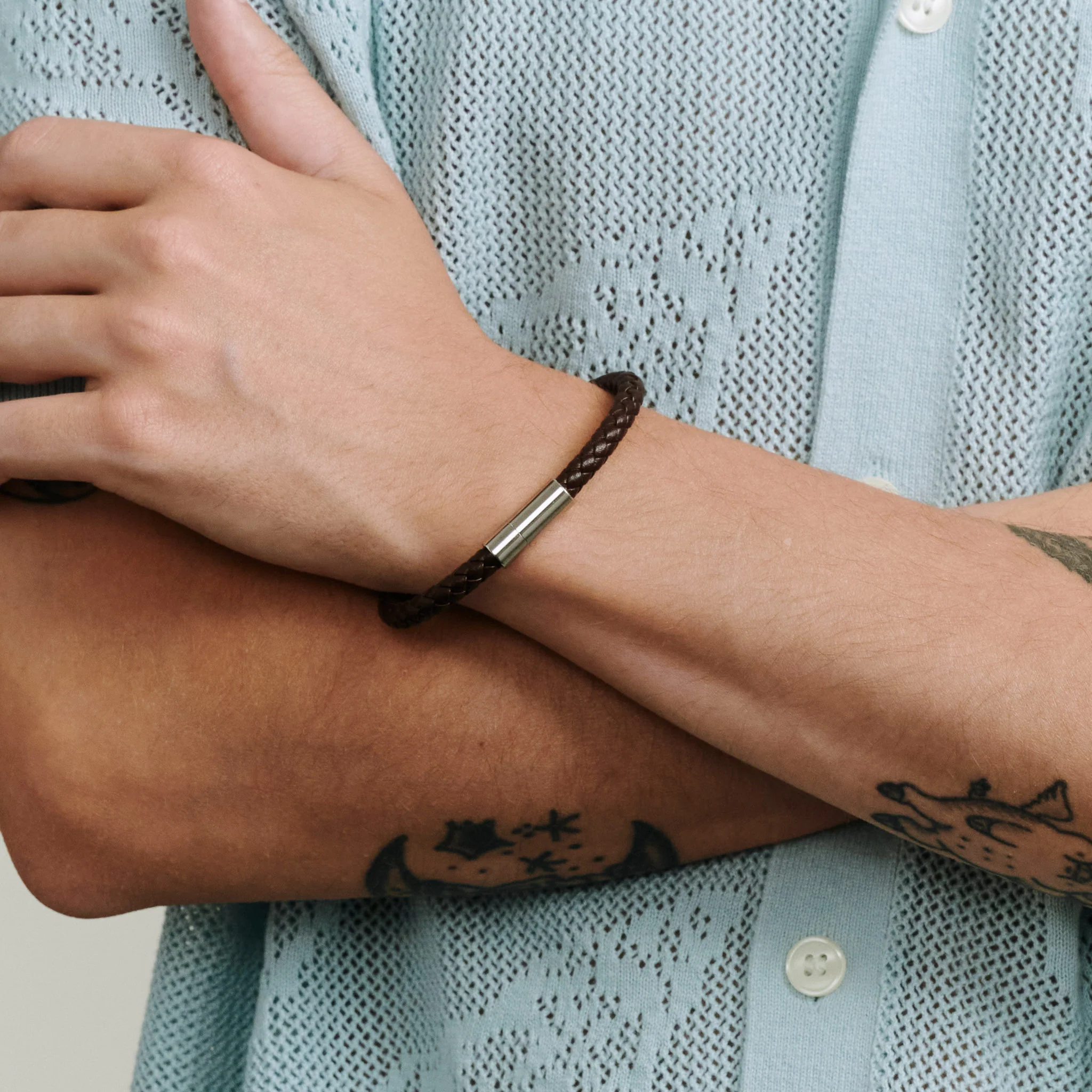 Oliver - Läderarmband Rostfritt Stål - Image 11