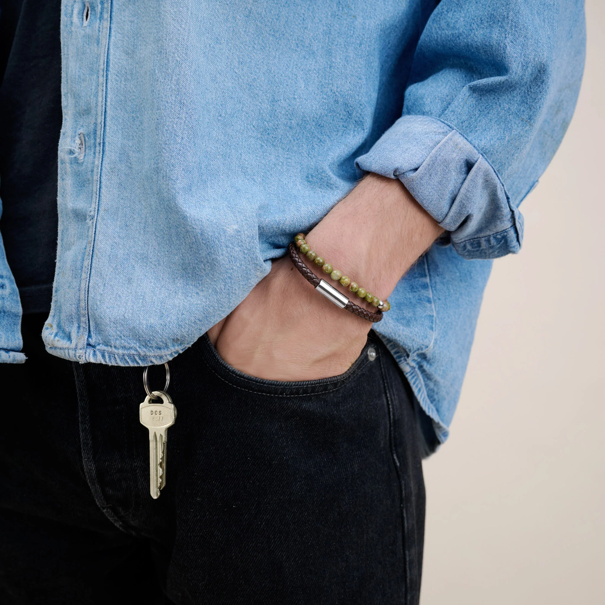 Oliver - Läderarmband Rostfritt Stål - Image 12
