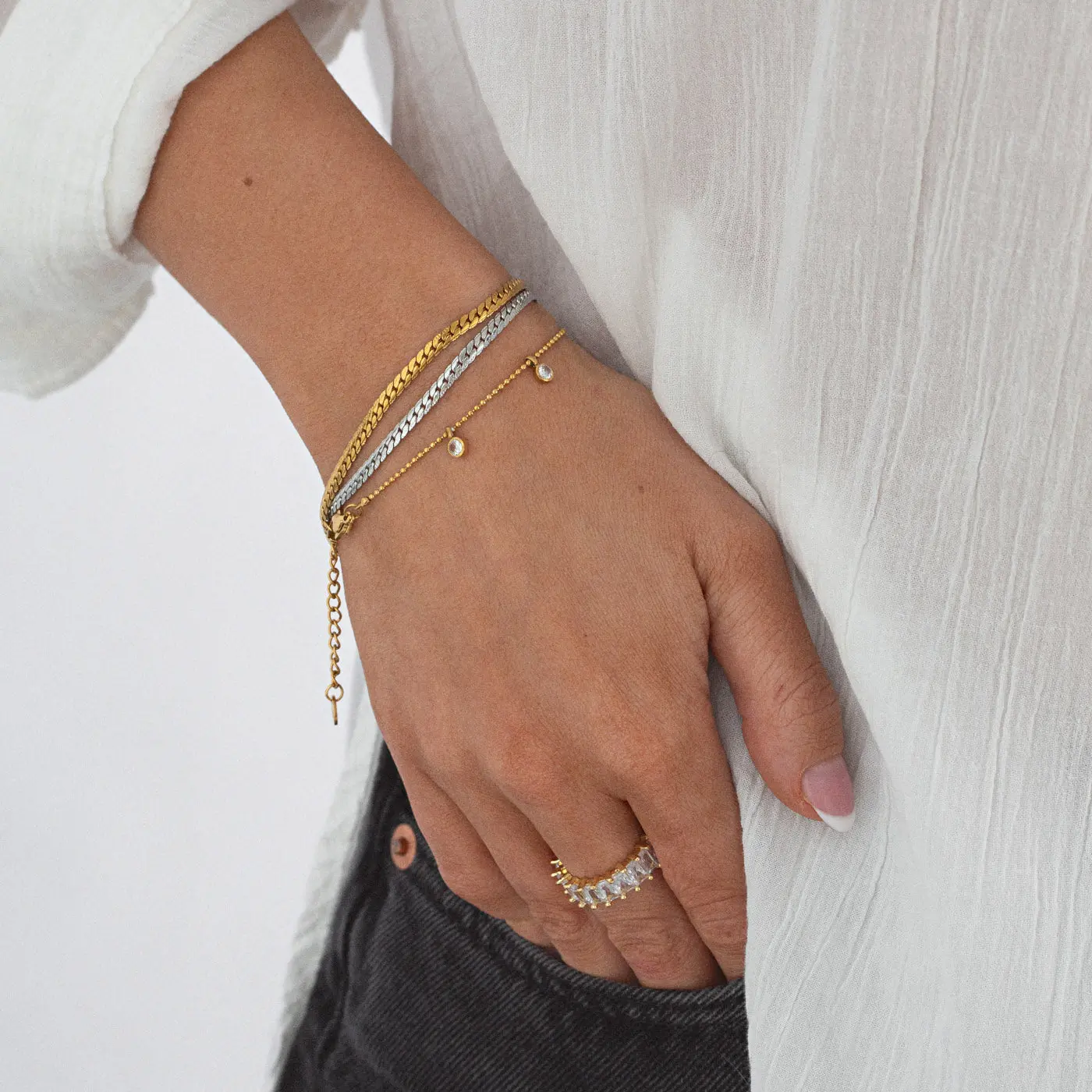 Rani - Unisex Armbandskedja Rostfriitt Stål - Image 6