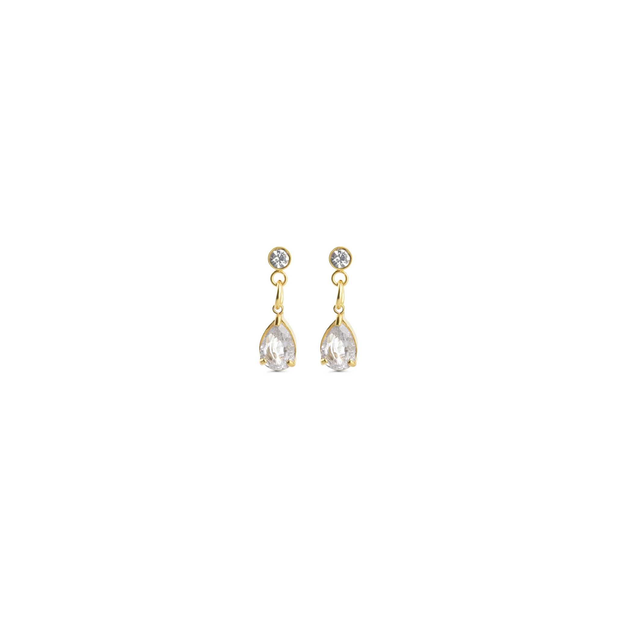 Roslyn - Studs Örhängen Kristall Rostfritt Stål - Image 4