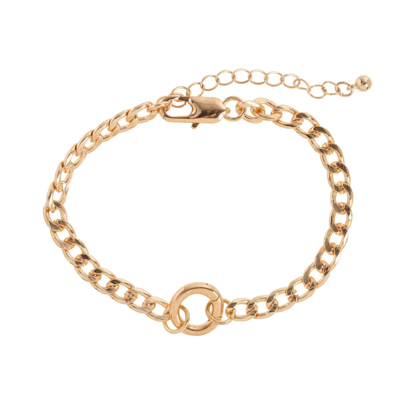 Runda låskedja armband