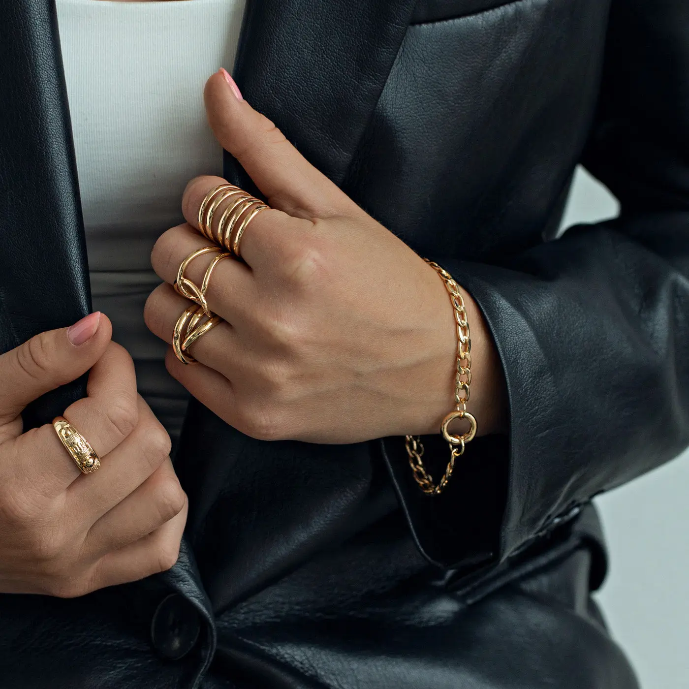 Runda låskedja armband - Image 3