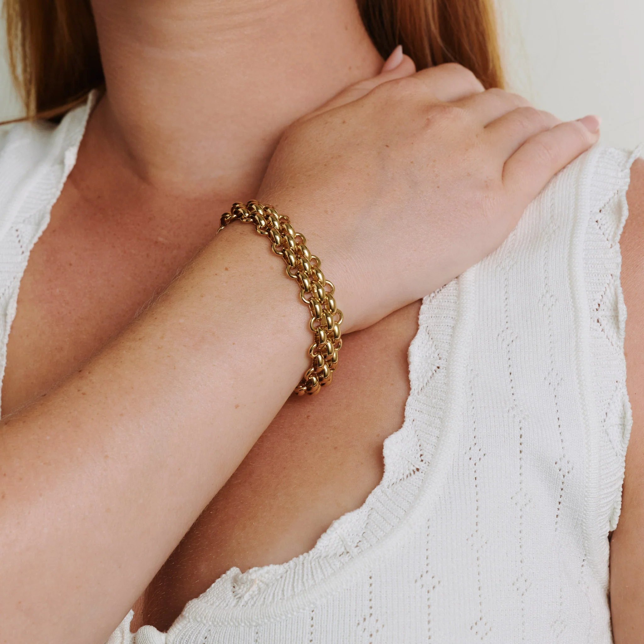 Ruth - Chunky Kedjearmband Rostfritt Stål - Image 2