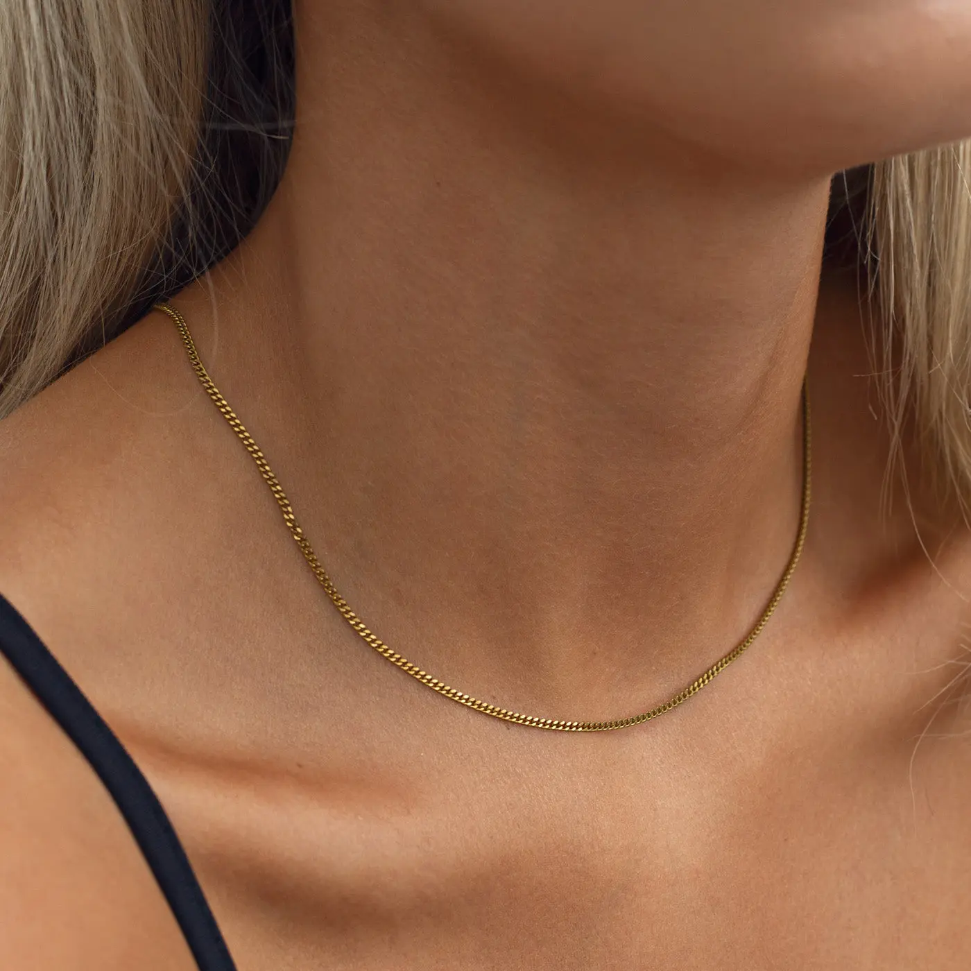 Sam - Tunn Kedja Halsband Rostfritt Stål - Image 2