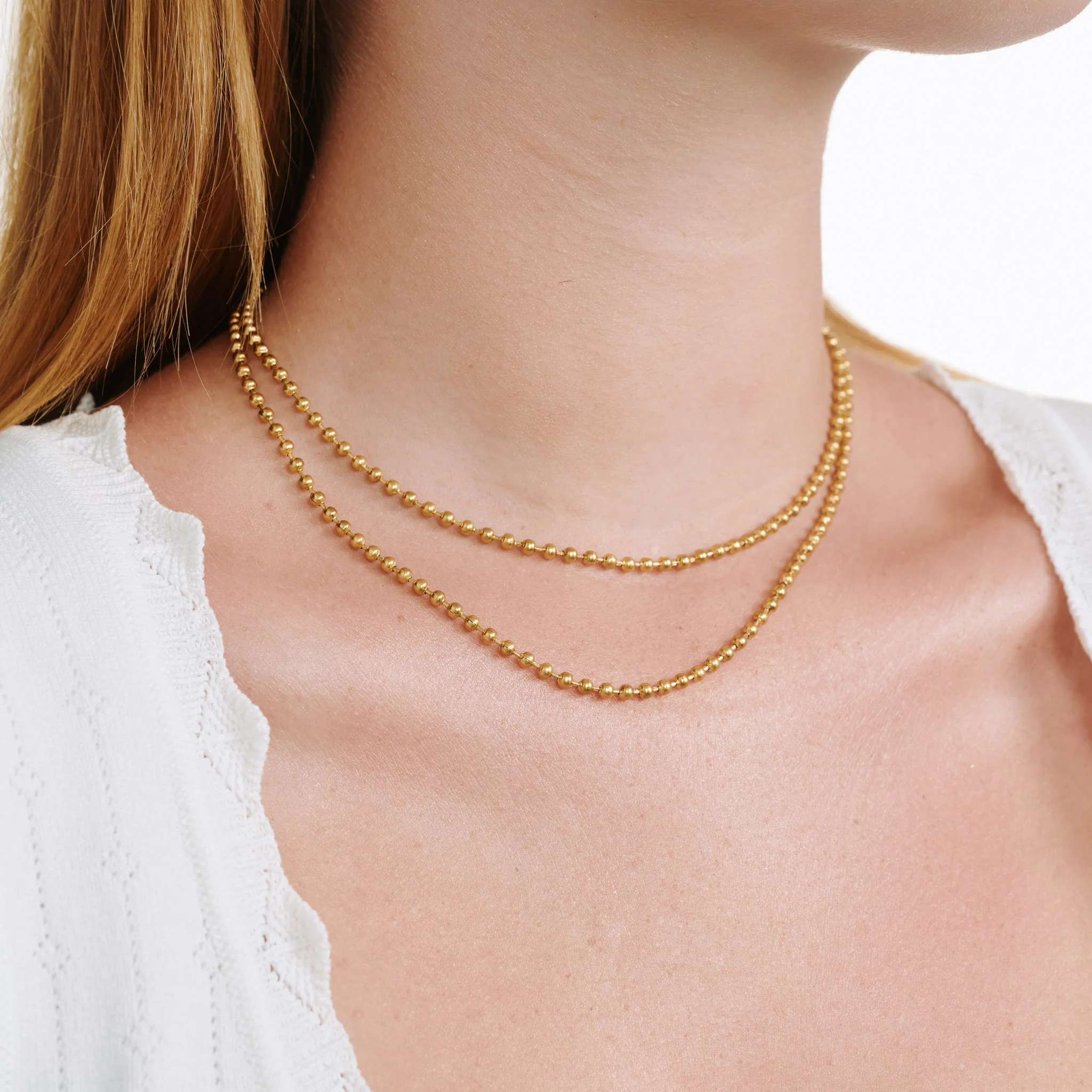 Sansa - Halsband Kulkedja Rostfritt Stål - Image 3