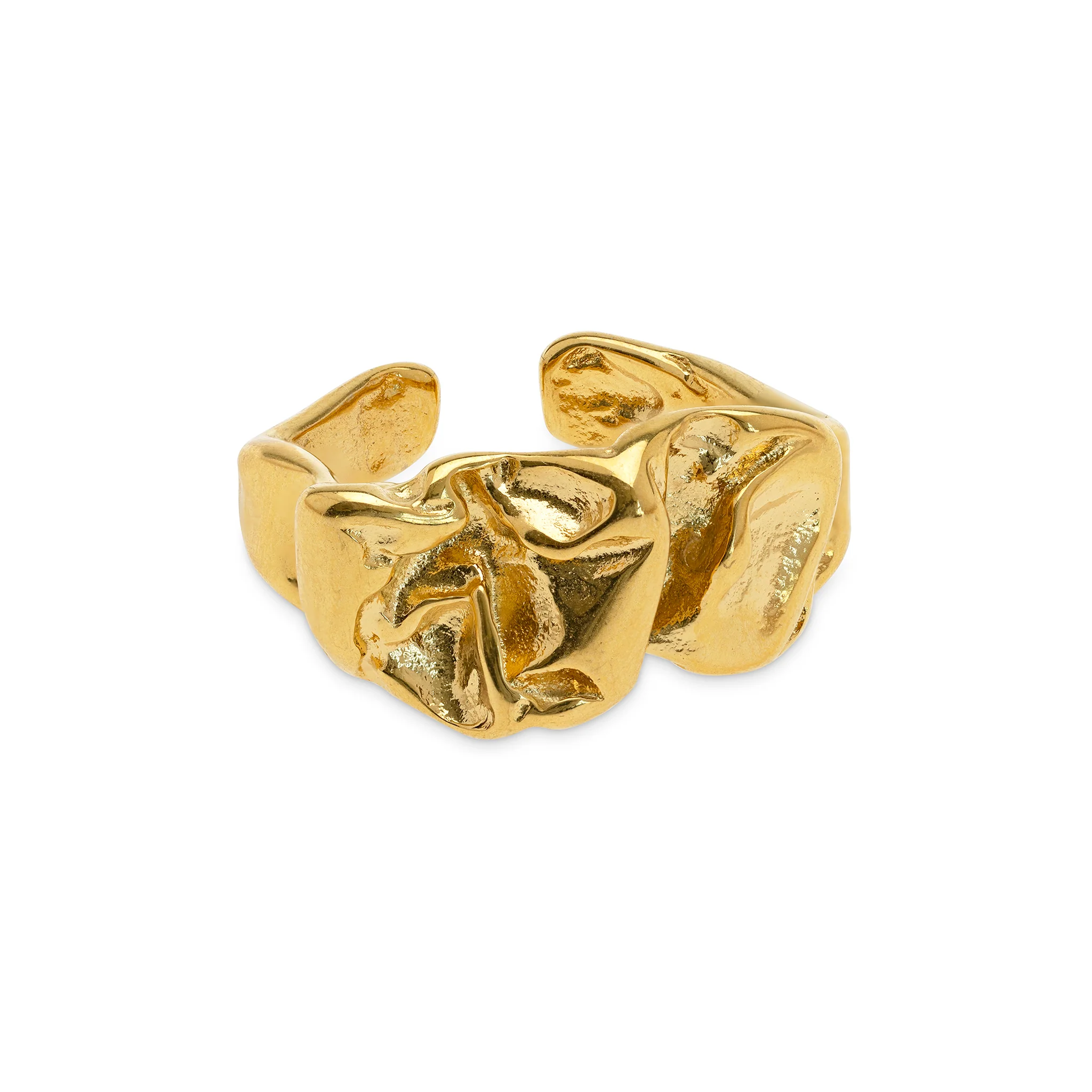 Siri - Chunky Statement Ring Rostfritt StÄl - Image 2