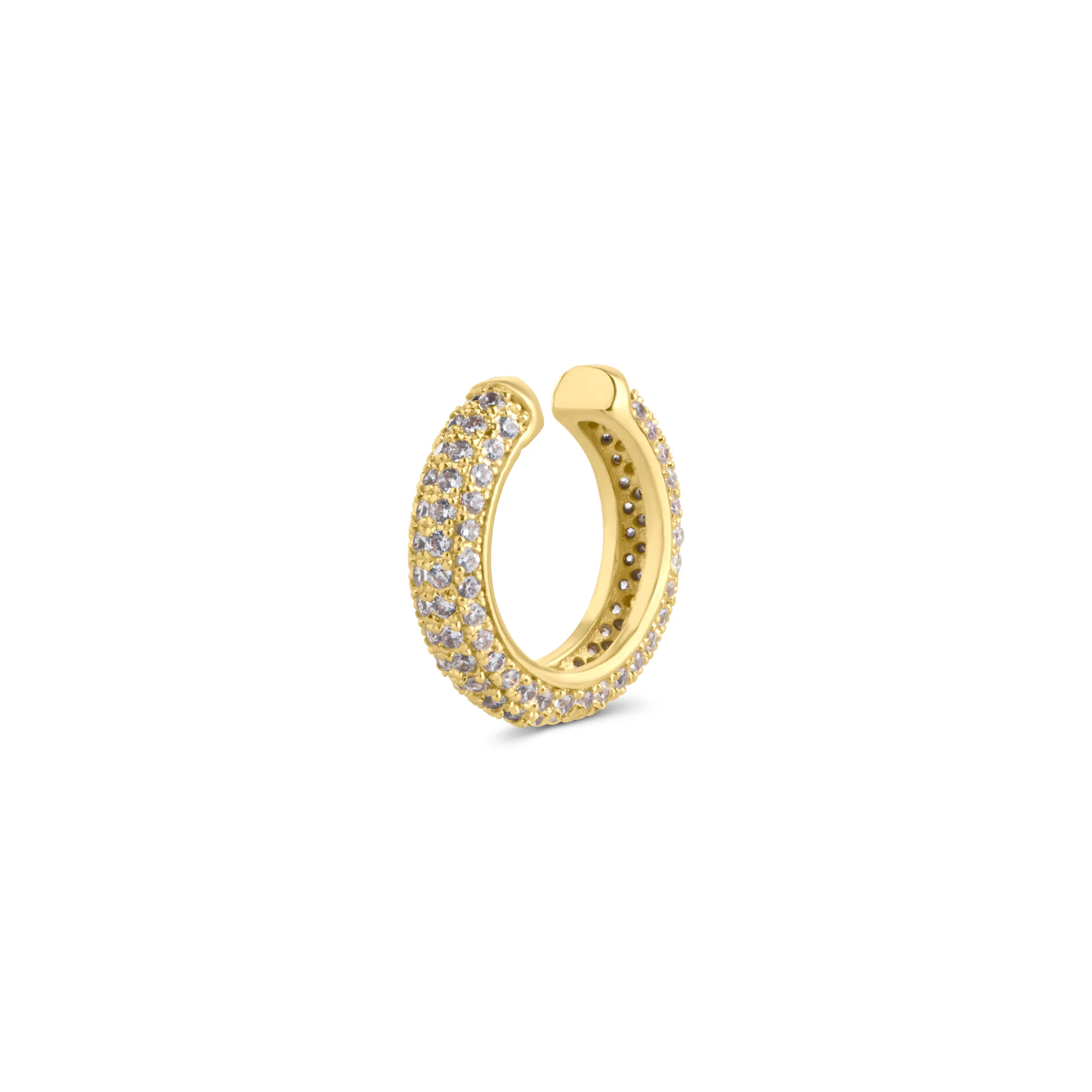 Solina - Kristall Ear Cuff Rostfritt StÄl
