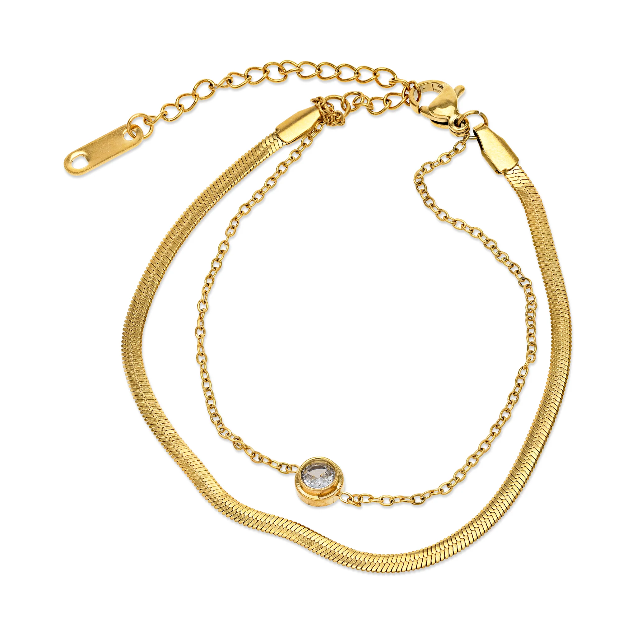 Solvej - Duo Chain Bracelet Stainless Steel - Image 2