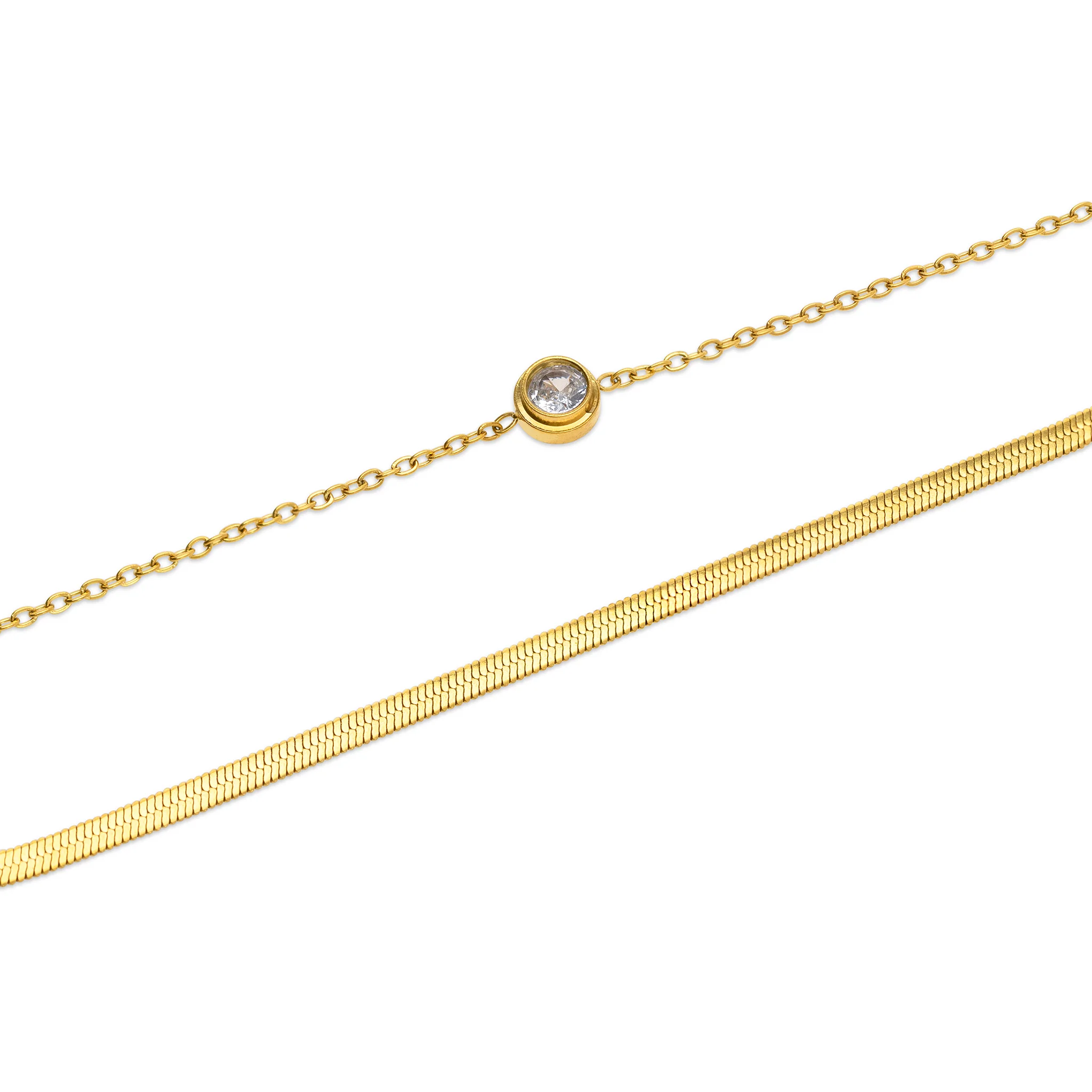 Solvej - Duo Chain Bracelet Stainless Steel - Image 3