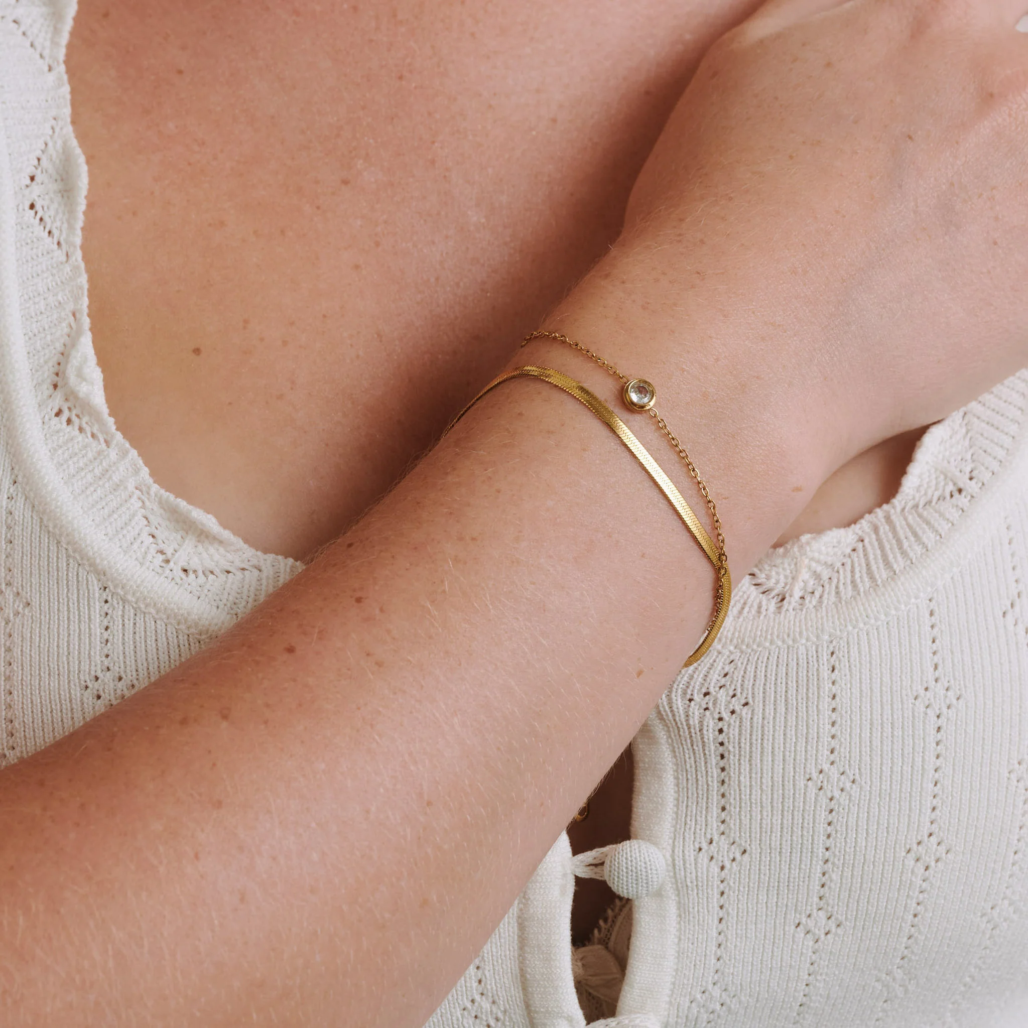 Solvej - Duo Chain Bracelet Stainless Steel - Image 4