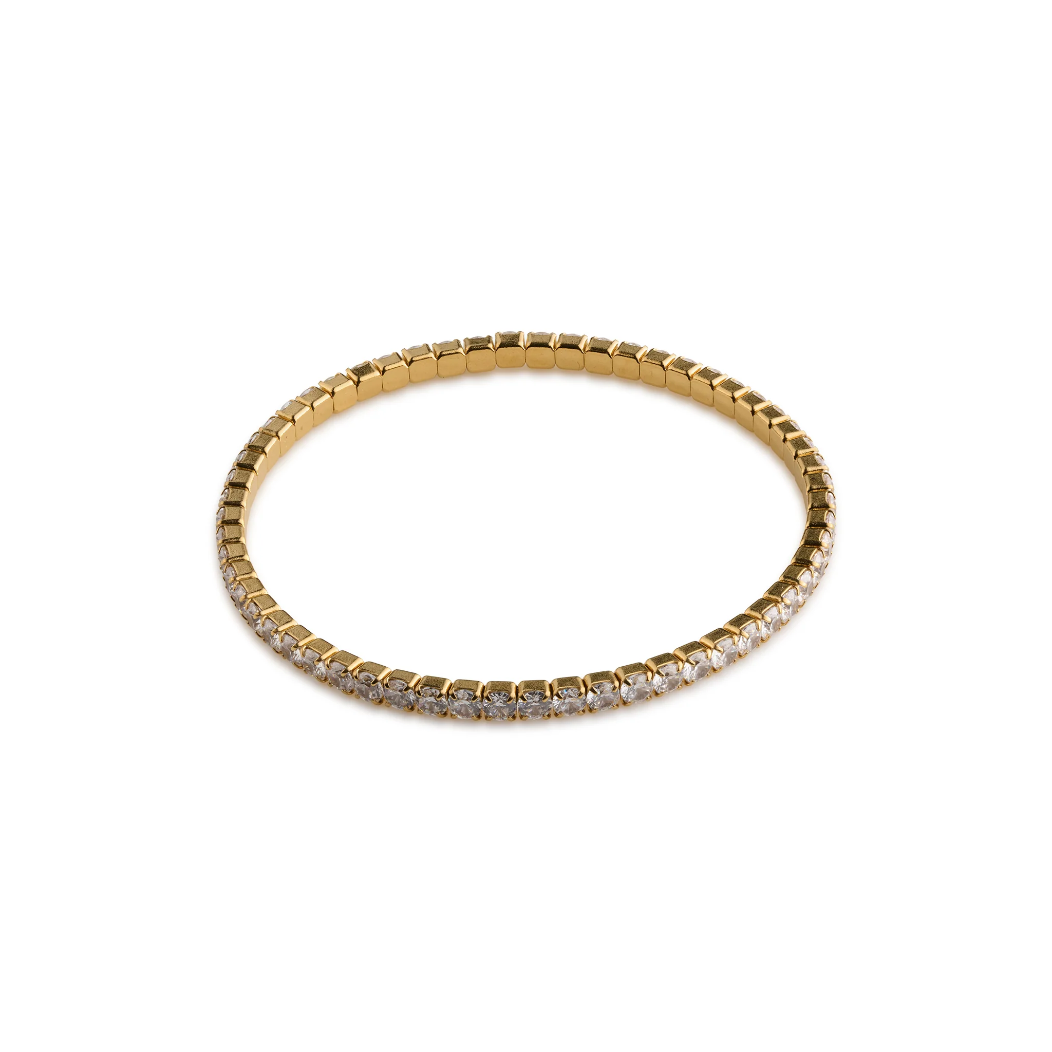 Sunny - Tennisarmband Kristall Rostfritt StÄl