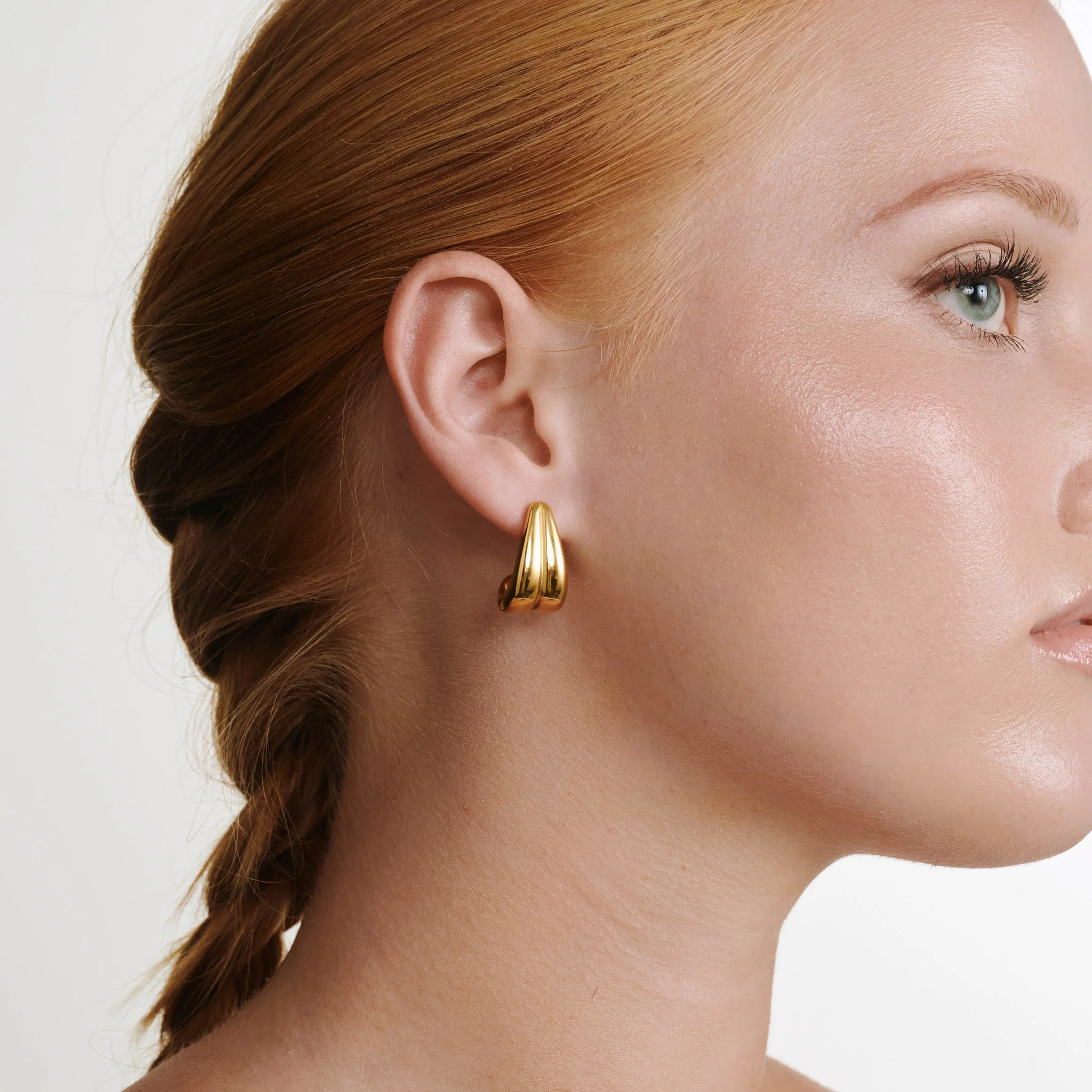 Tara - Chunky Studs Örhängen Rostfritt Stål - Image 2
