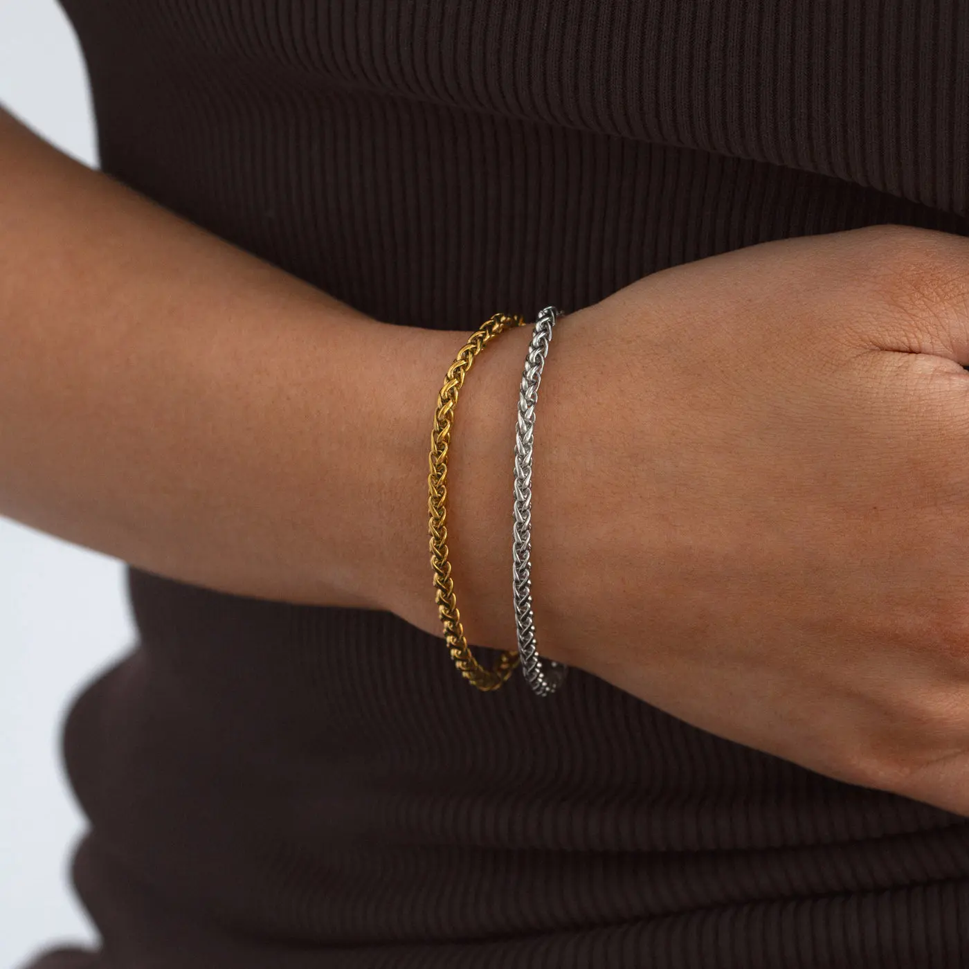 Tavi - Solid Chain Armband Rostfritt StÄl - Image 6