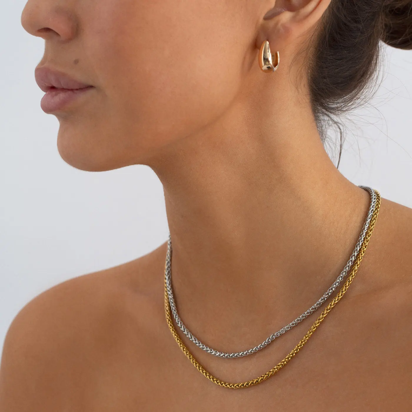 Tavi - Solid Chain Halsband Rostfritt StÄl - Image 2