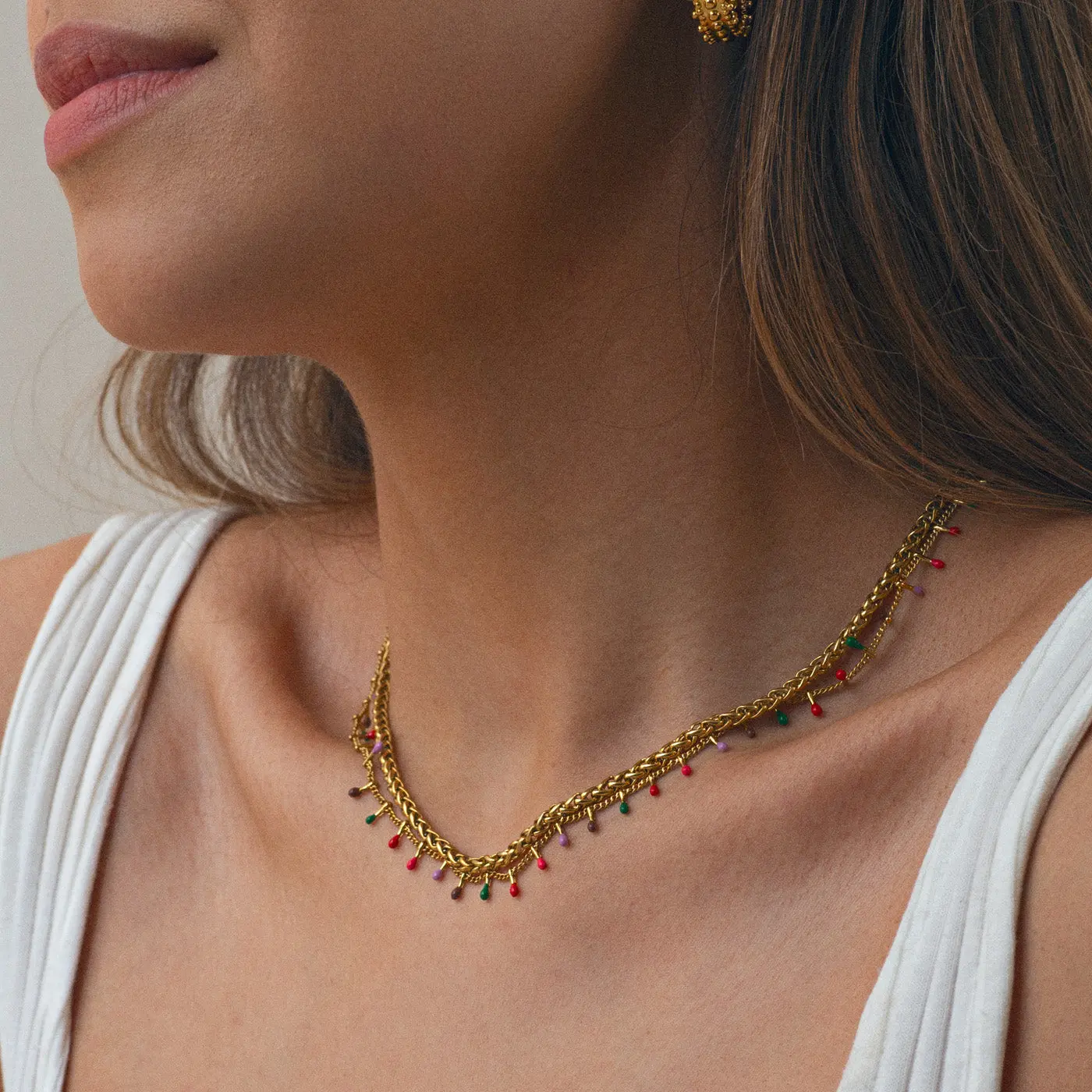 Tavi - Solid Chain Halsband Rostfritt StÄl - Image 4
