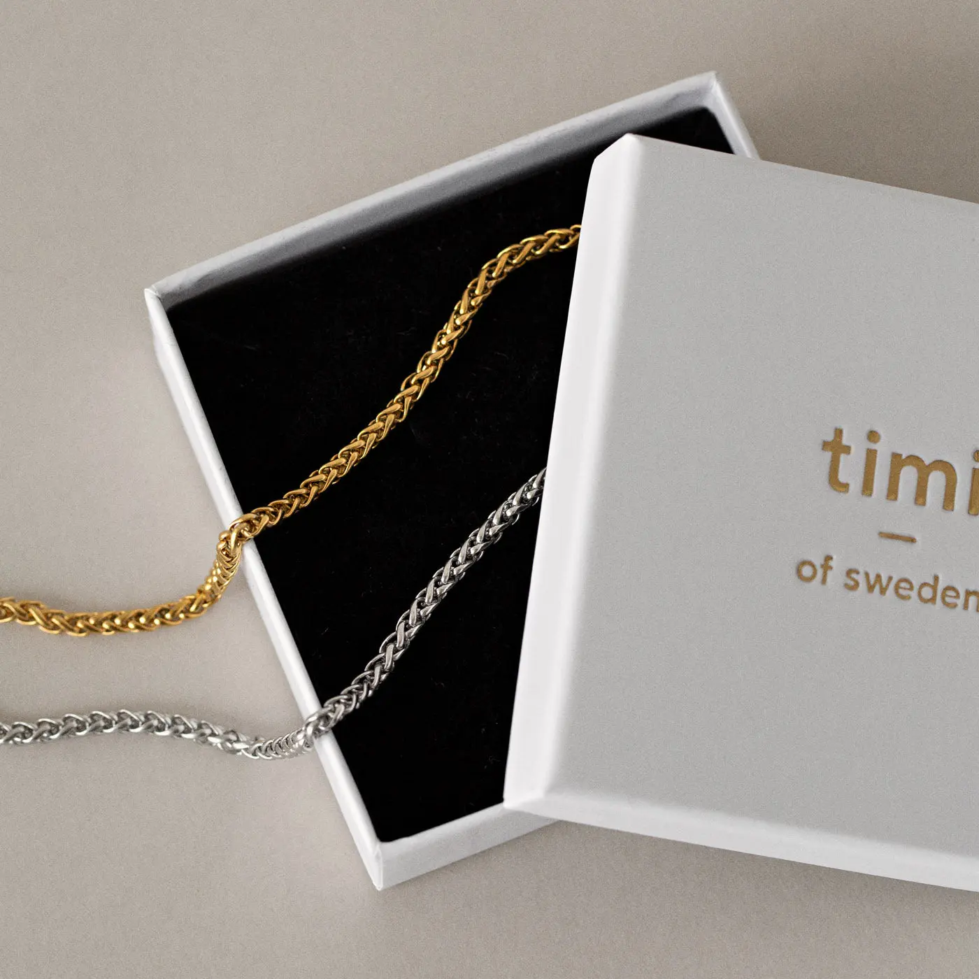 Tavi - Solid Chain Halsband Rostfritt StÄl - Image 6