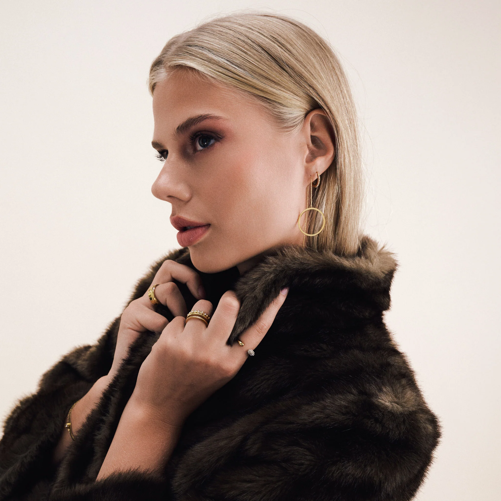Tiril - Kedjeörhängen Cirkel Rostfritt Stål - Image 6