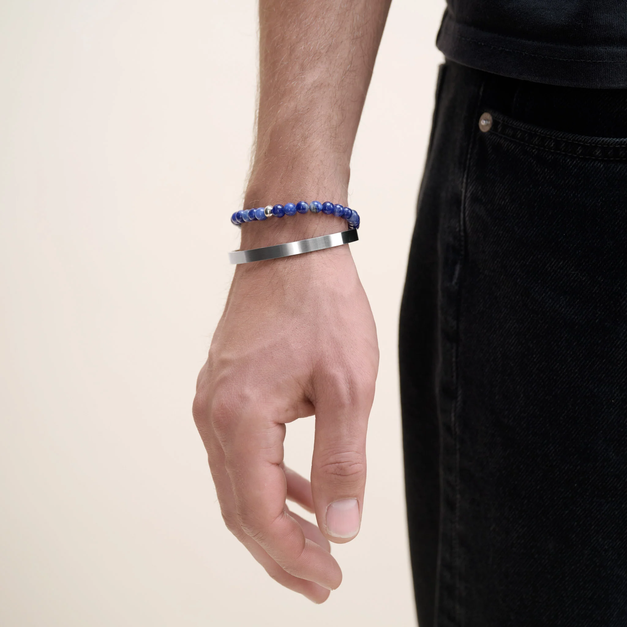 Tristan - Sleek Bangle Armband Rostfritt Stål - Image 9