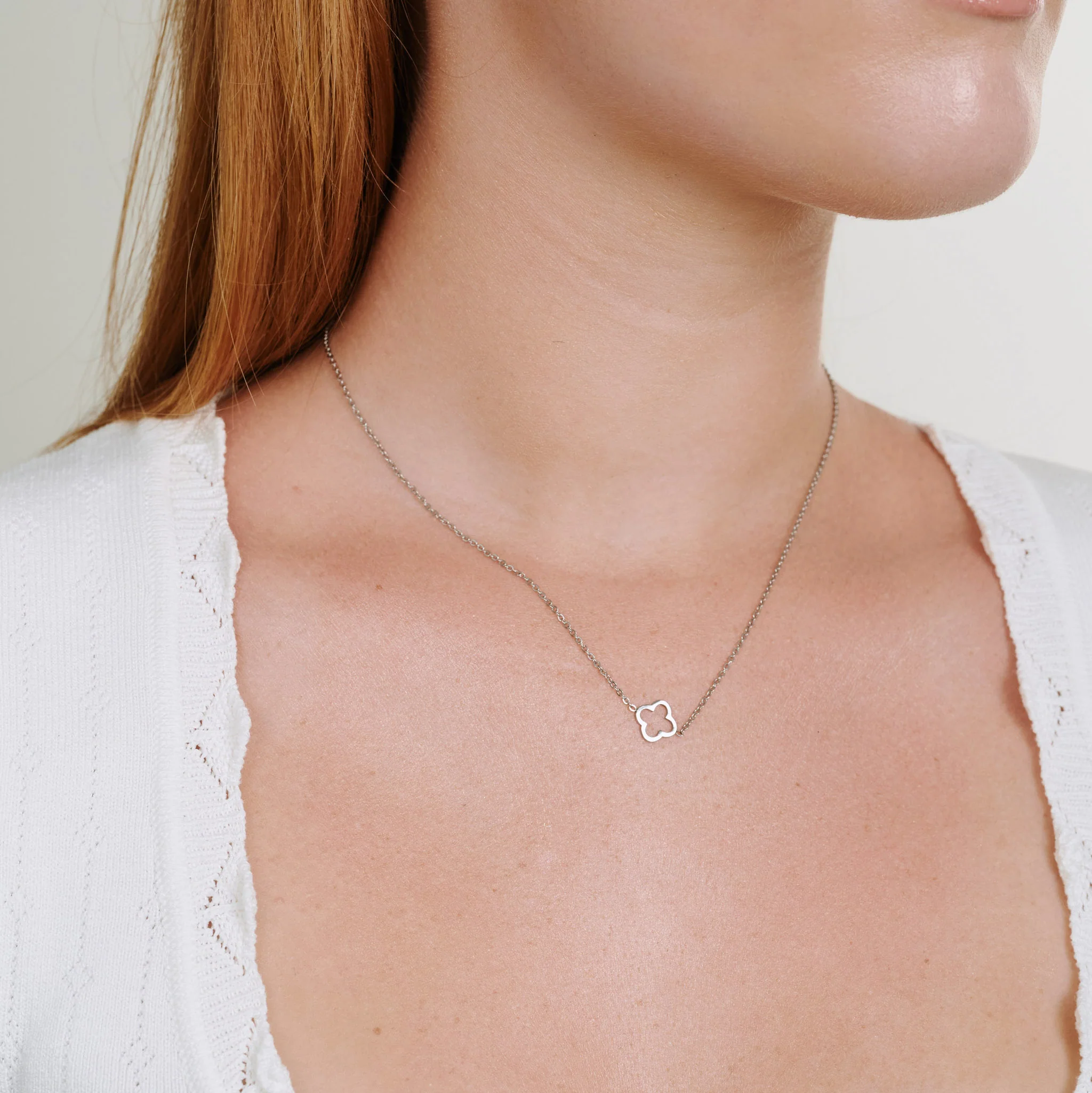 Tui - Halsband Klöver Rostfritt Stål - Image 6