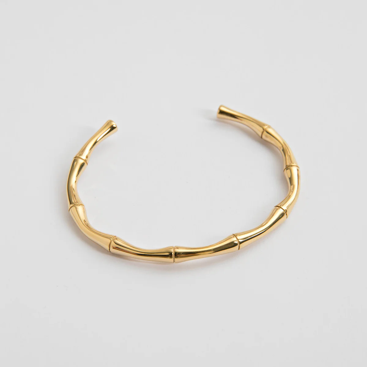 Tyra - Bambu Bangle Armband Rostfritt Stål - Image 12