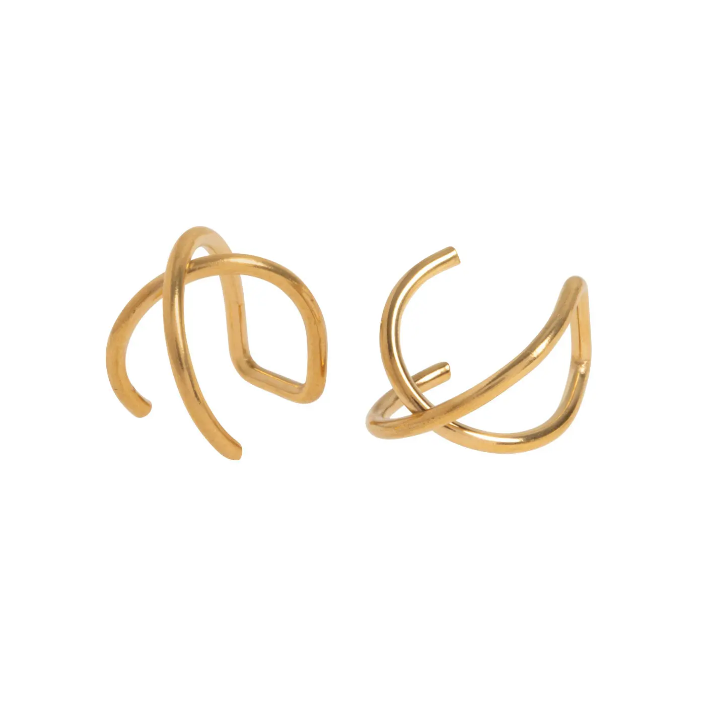 Uli - Kors Earcuff Rostfritt StÄl