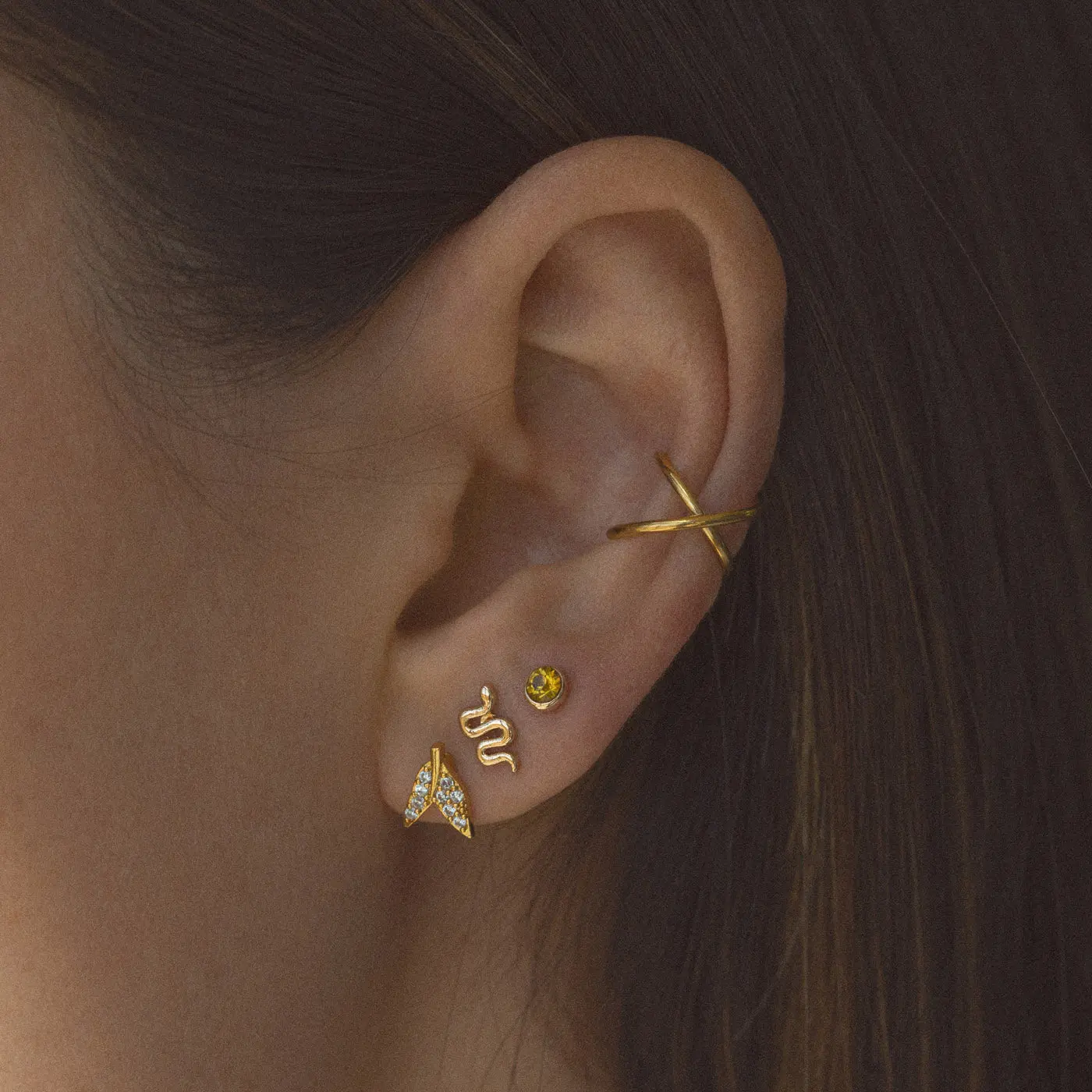 Uli - Kors Earcuff Rostfritt StÄl - Image 2