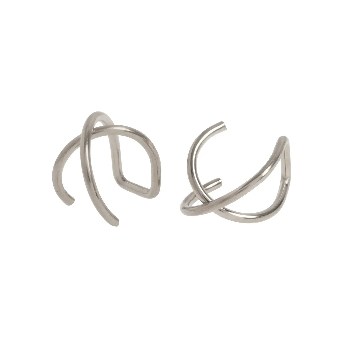 Uli - Kors Earcuff Rostfritt StÄl - Image 3