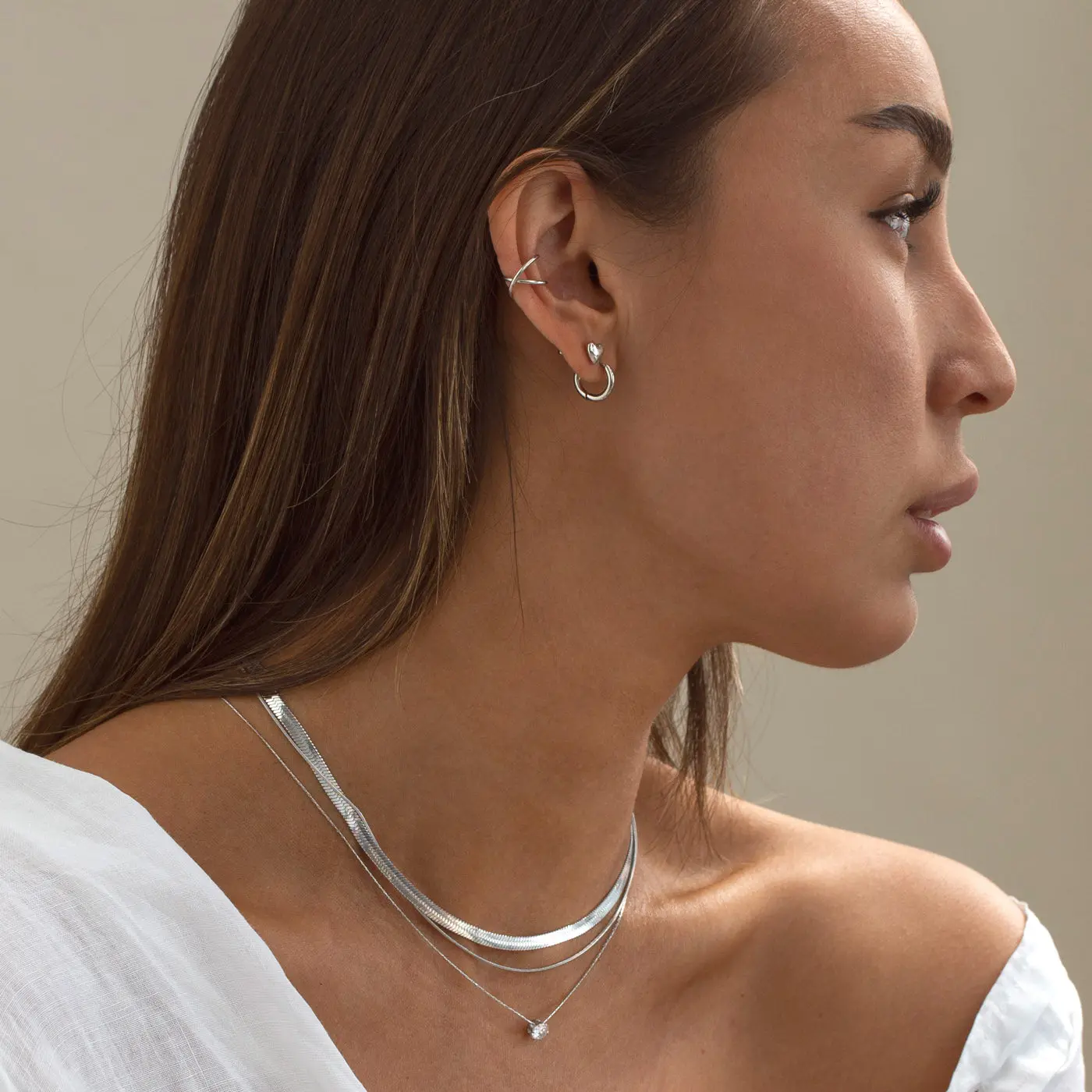 Uli - Kors Earcuff Rostfritt StÄl - Image 5