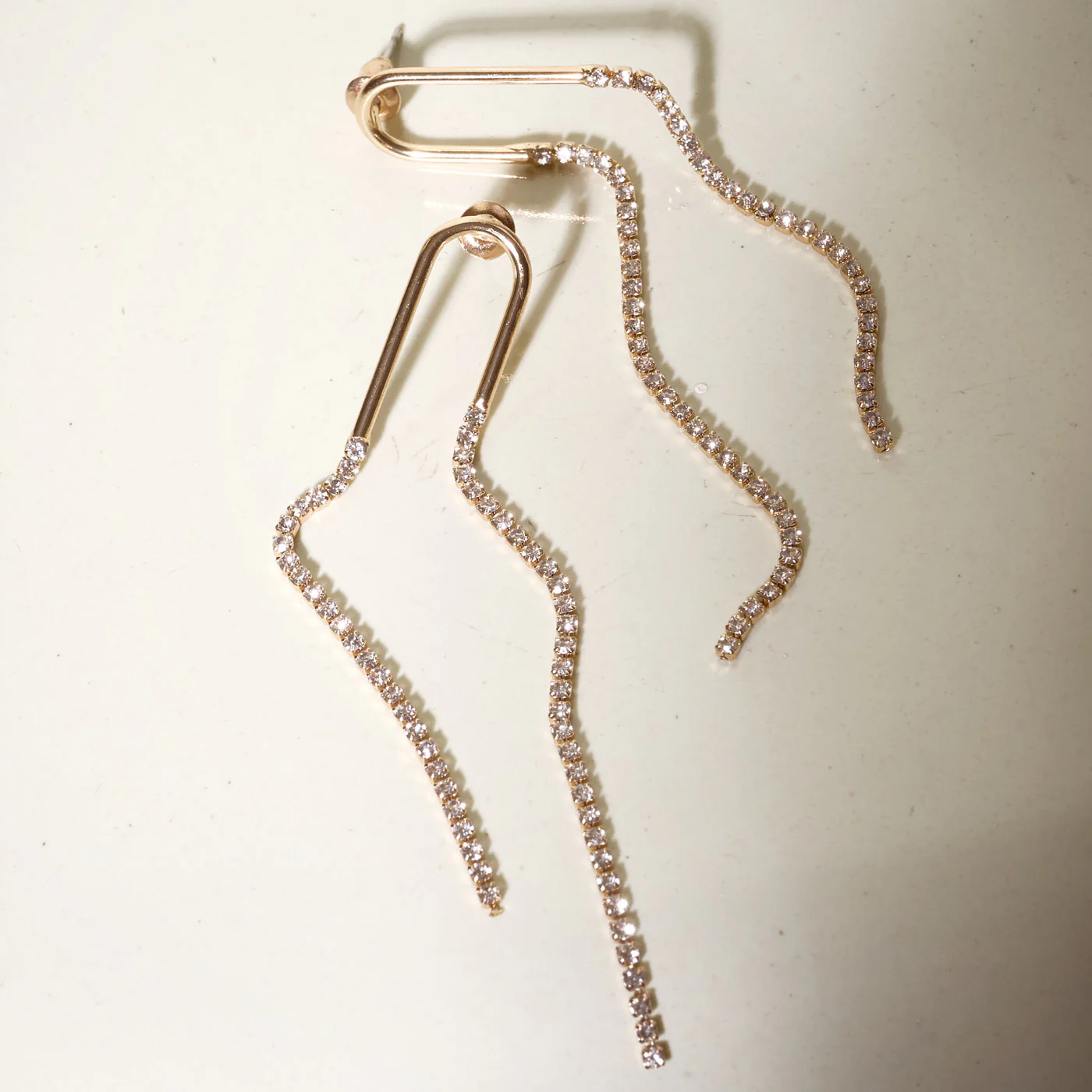 Valentina - HĂ€ngande Kristallkedjor Studs ĂrhĂ€ngen - Image 5