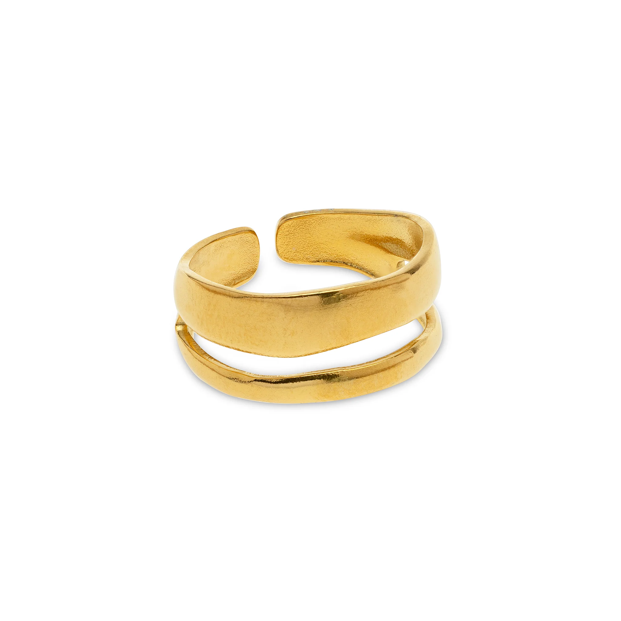 Willa - SlÀt Duo Ring Rostfritt StÄl - Image 2