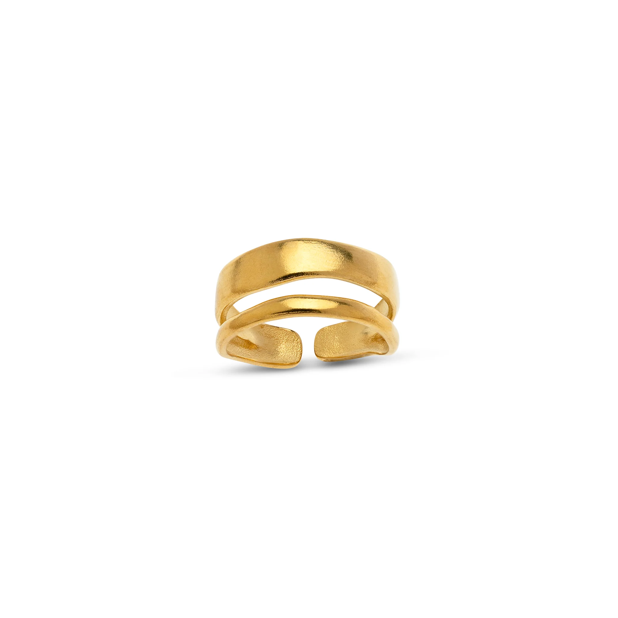 Willa - SlÀt Duo Ring Rostfritt StÄl - Image 3