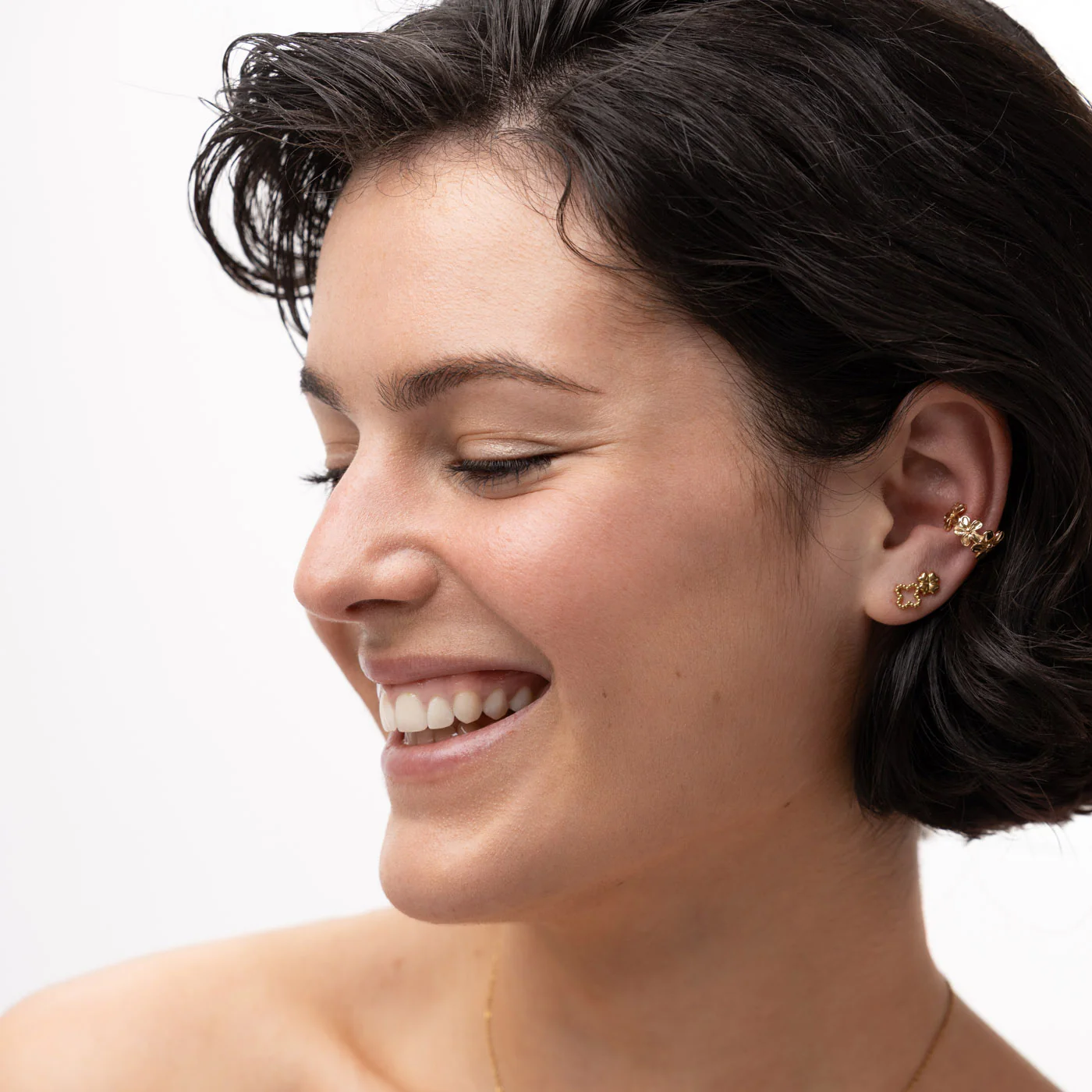 Xiao - Ear Cuff med Blommor - Image 3